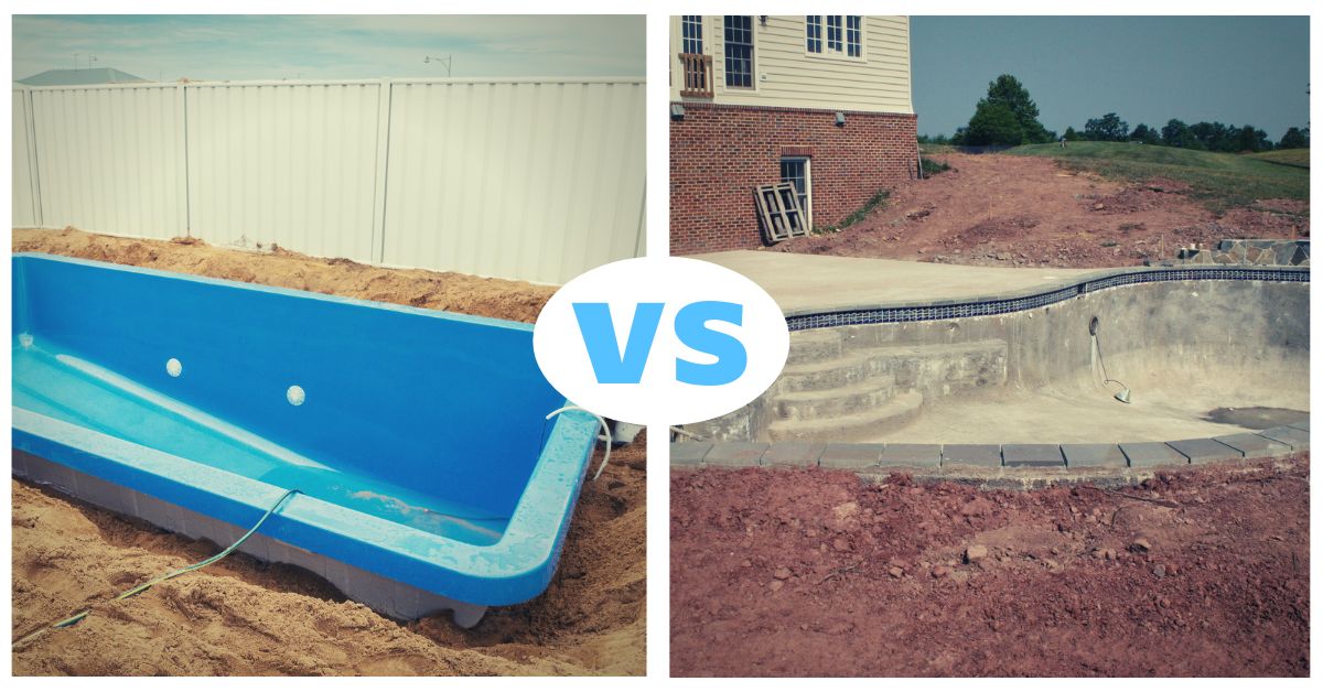 Fiberglass Pools vs Concrete Pools